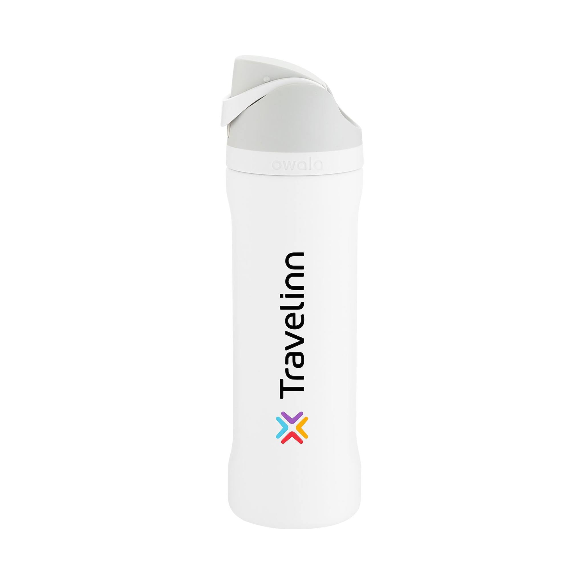 Owala Freesip Vacuum Bottles - Shy Marshmallow  Imprinted with Logo (Q879532)