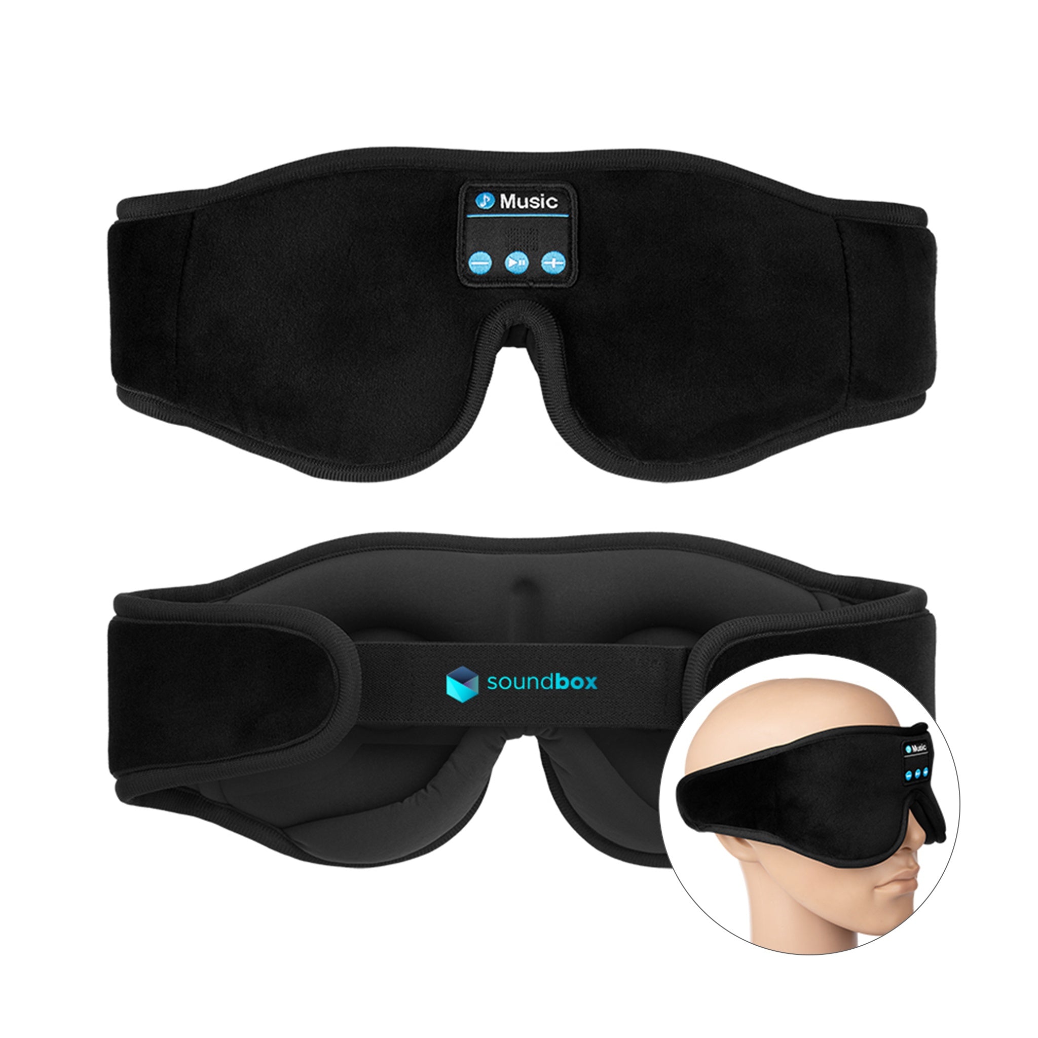Lullaby Sleep Mask With Wireless Speakers  Imprinted with Logo (Q881632)