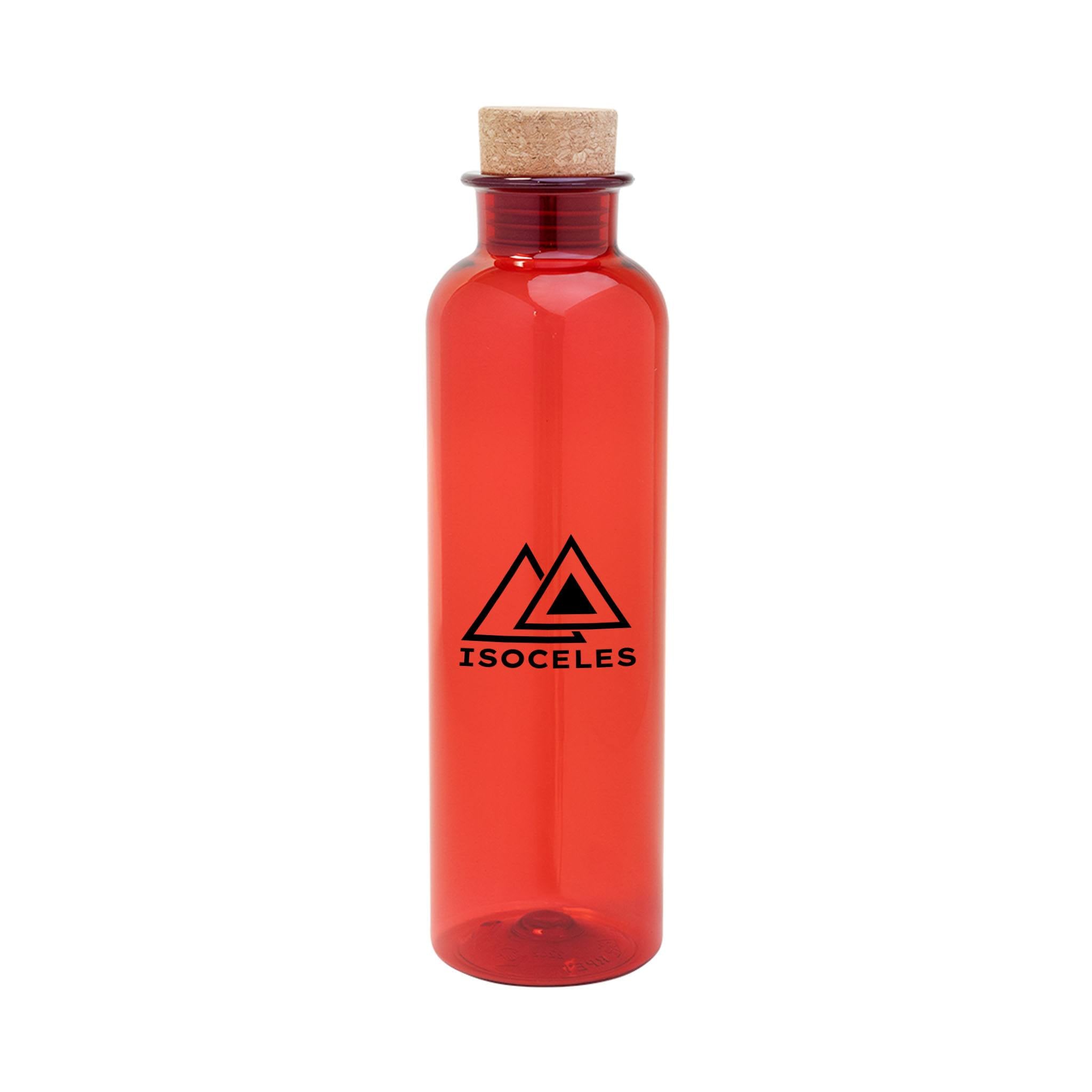 20 Oz. Maddie rPET Bottle With Cork Lid  Imprinted with Logo (Q884122)