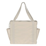 Jeremy™ Deluxe Canvas Zipper-Close Tote (Q884532)