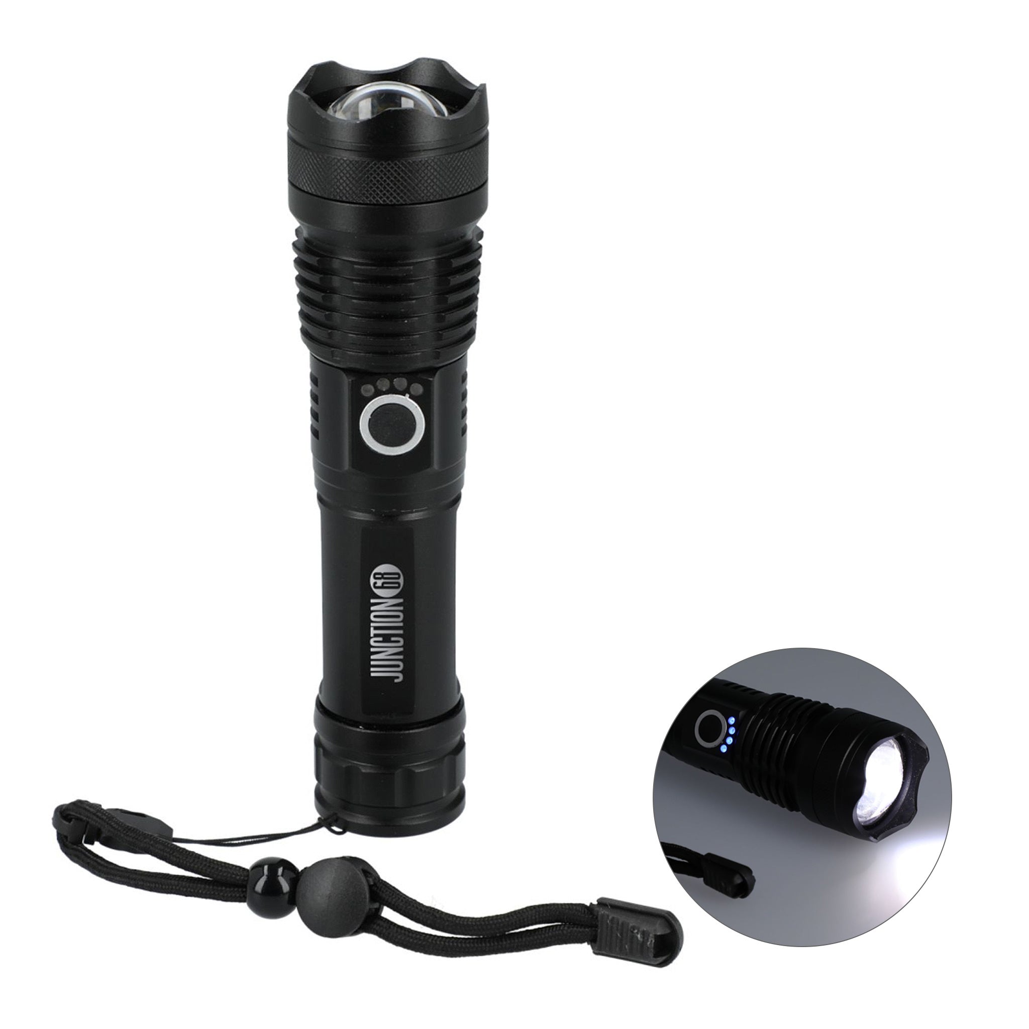 High Sierra Eco 200 Lumen LED Flashlight  Imprinted with Logo (Q884922)