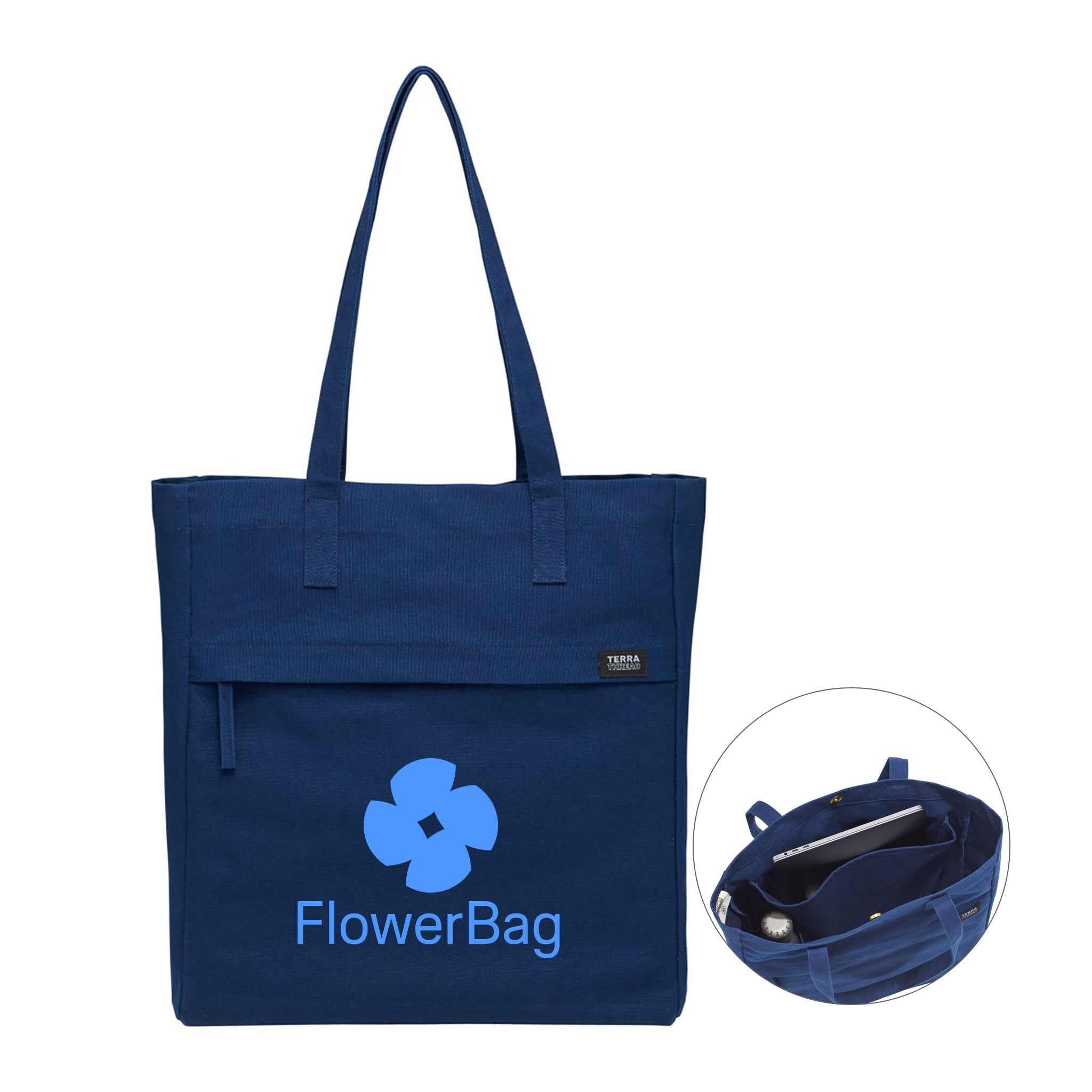 Terra Thread Fairtrade Executive Work Tote  Imprinted with Logo (Q890722)