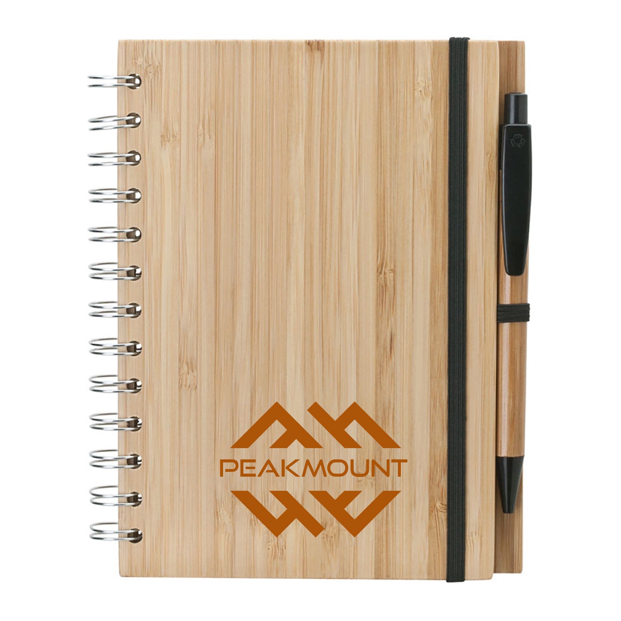 Bamboo Notebook & Pen Set  Imprinted with Logo (Q892311)