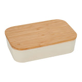 Bamboo Fiber Lunch Box With Cutting Board Lid (Q892322)