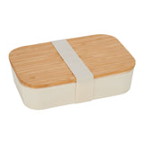 Bamboo Fiber Lunch Box With Cutting Board Lid (Q892322)