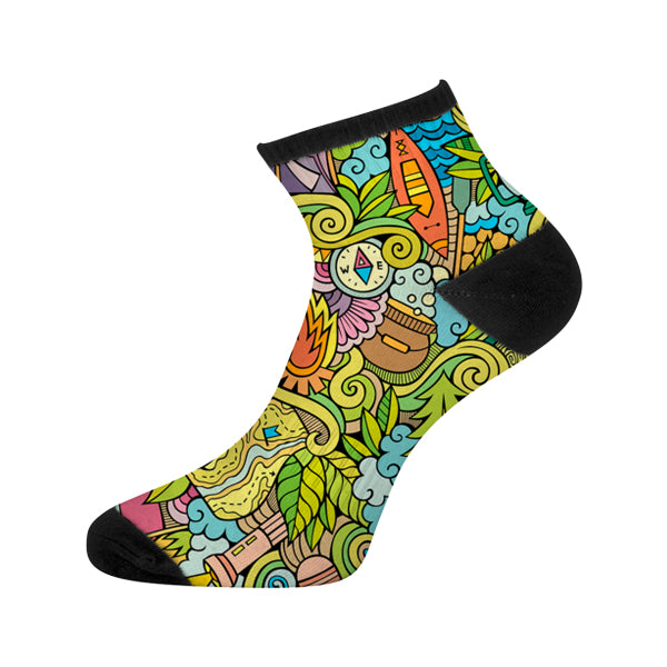 Mid-Rise Sport Style Sock  Imprinted with Logo (Q892922)