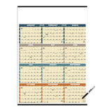 Time Management Span-A-Year Calendars Laminated (Q893722)