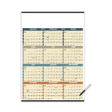 Time Management Span-A-Year Calendars Laminated (Q893722)