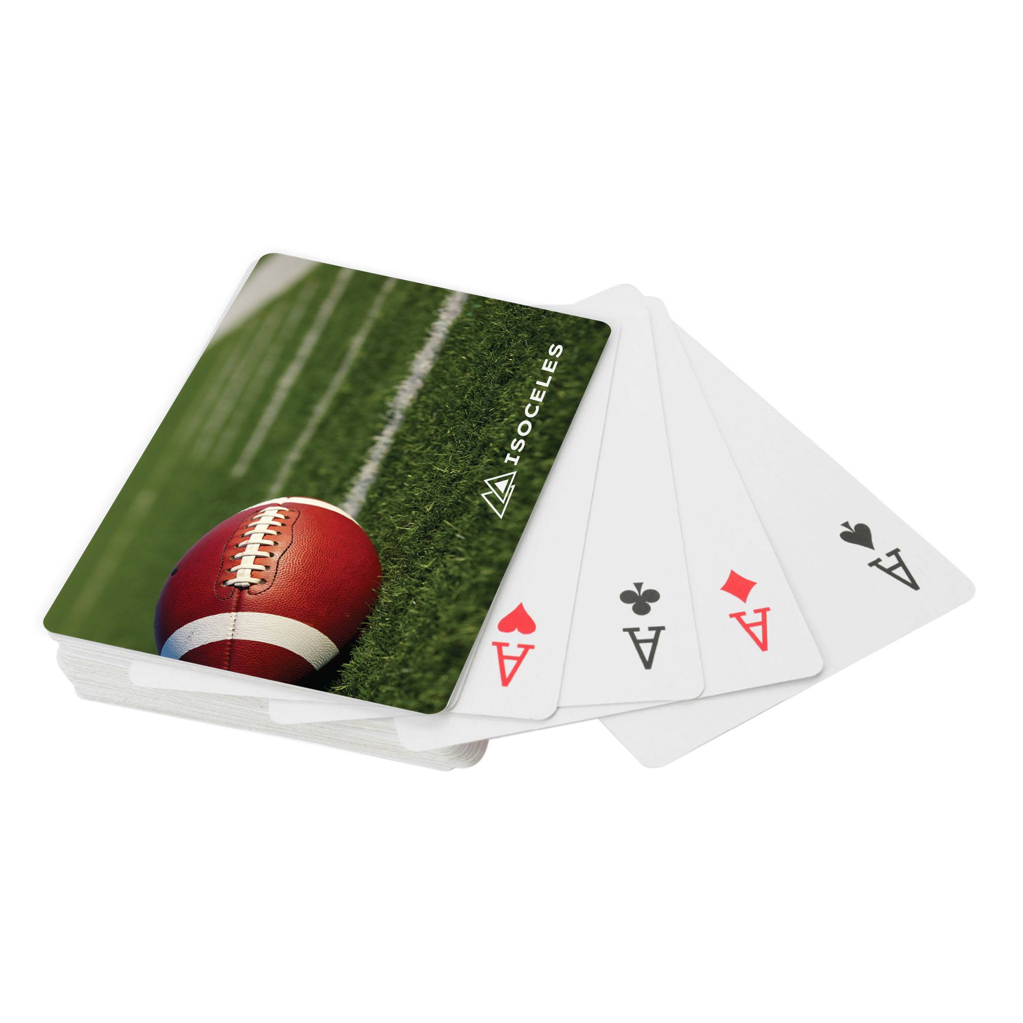 Theme Backs Playing Cards - Football (Q897911)