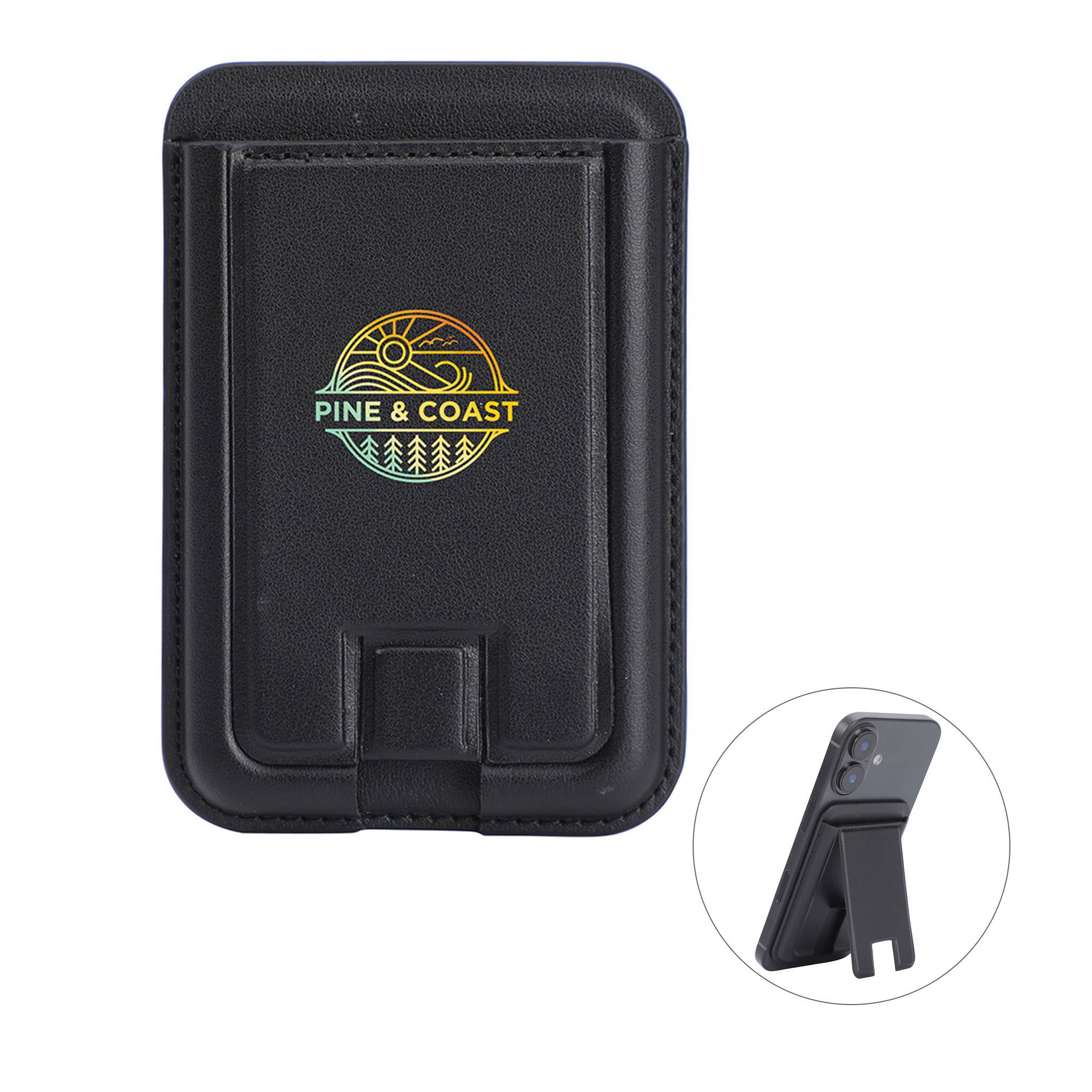 Alpine 3-Card Phone Wallet With Magnetic Ring And Stand  Imprinted with Logo (Q898122)