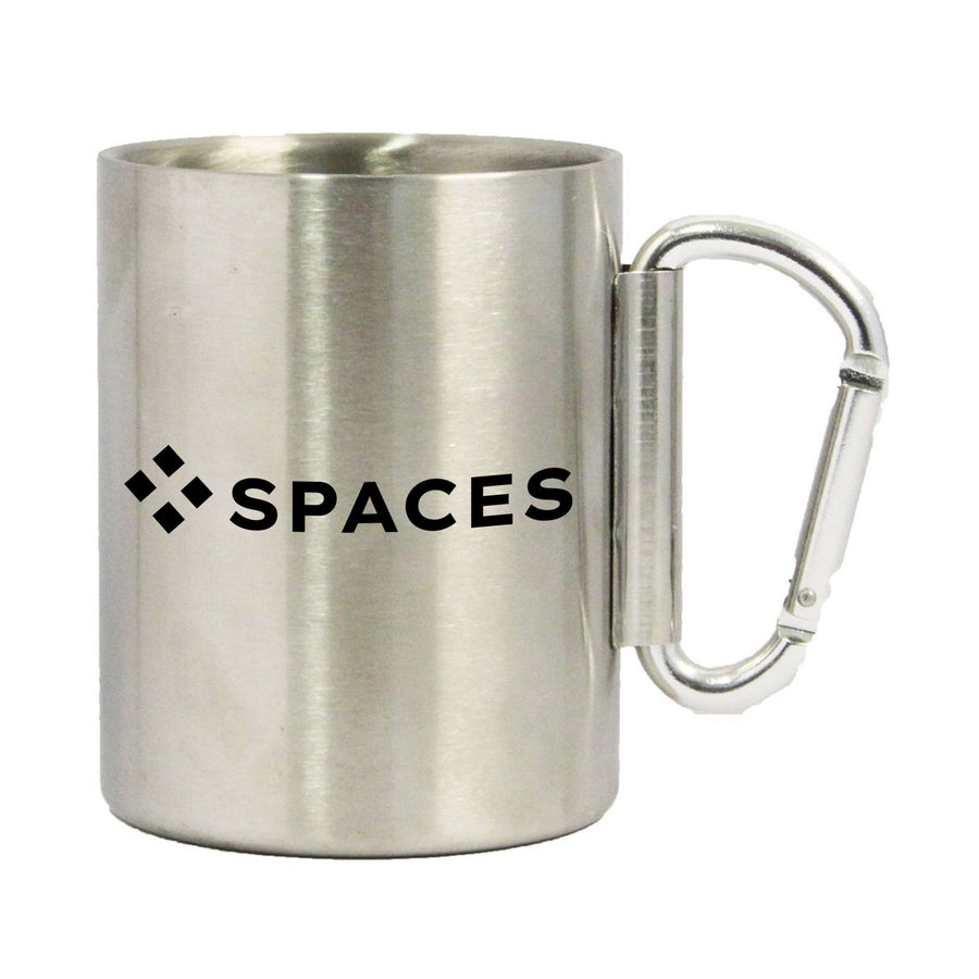 14 Oz. Stainless Steel Carabiner Mug (Q898222)