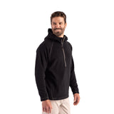 Clique Powder Recycled Fleece Mens Half Zip Hooded Pullover (Q898432)