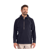 Clique Powder Recycled Fleece Mens Half Zip Hooded Pullover (Q898432)