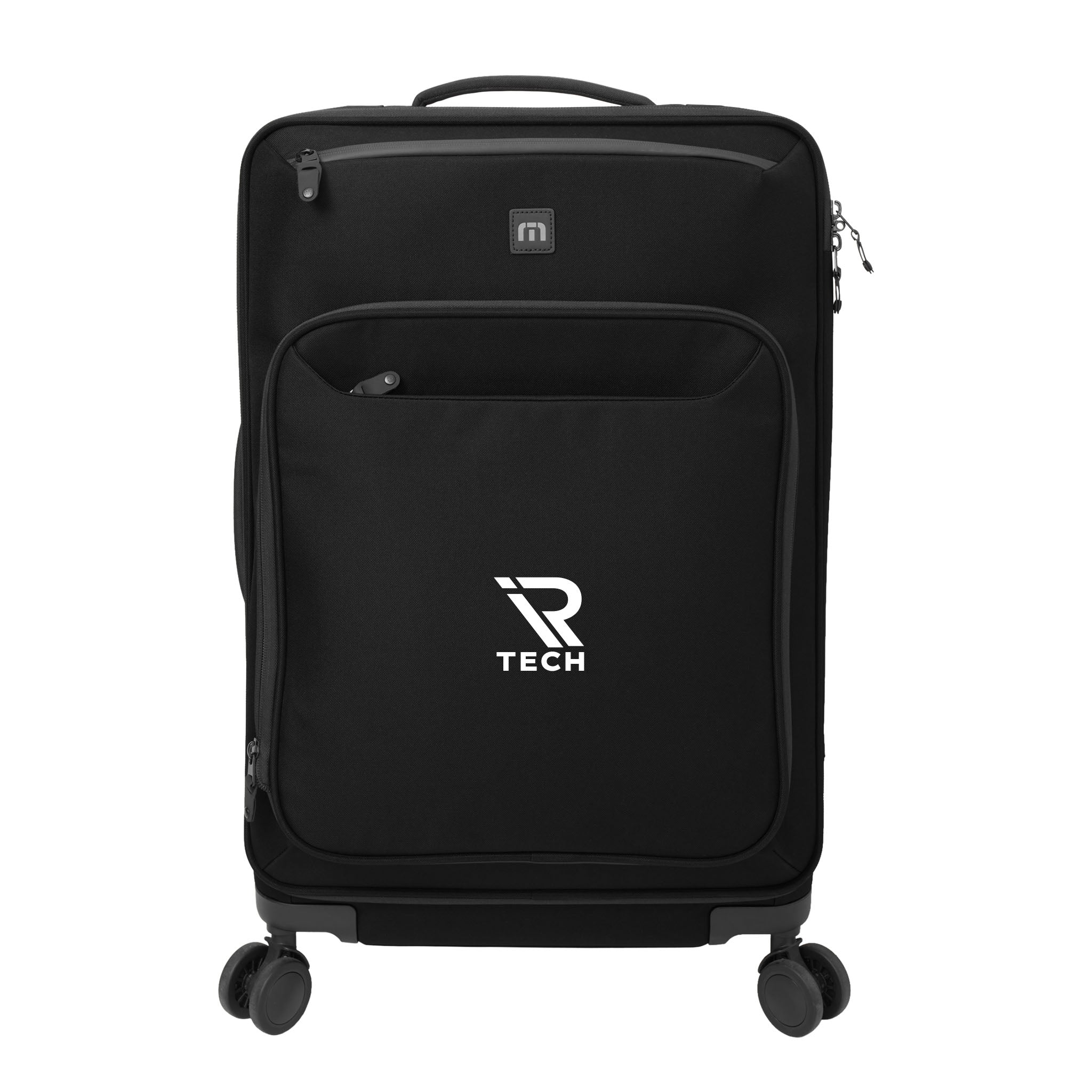 TravisMathew Quad Checked Spinner Luggage Bag  Imprinted with Logo (Q898922)