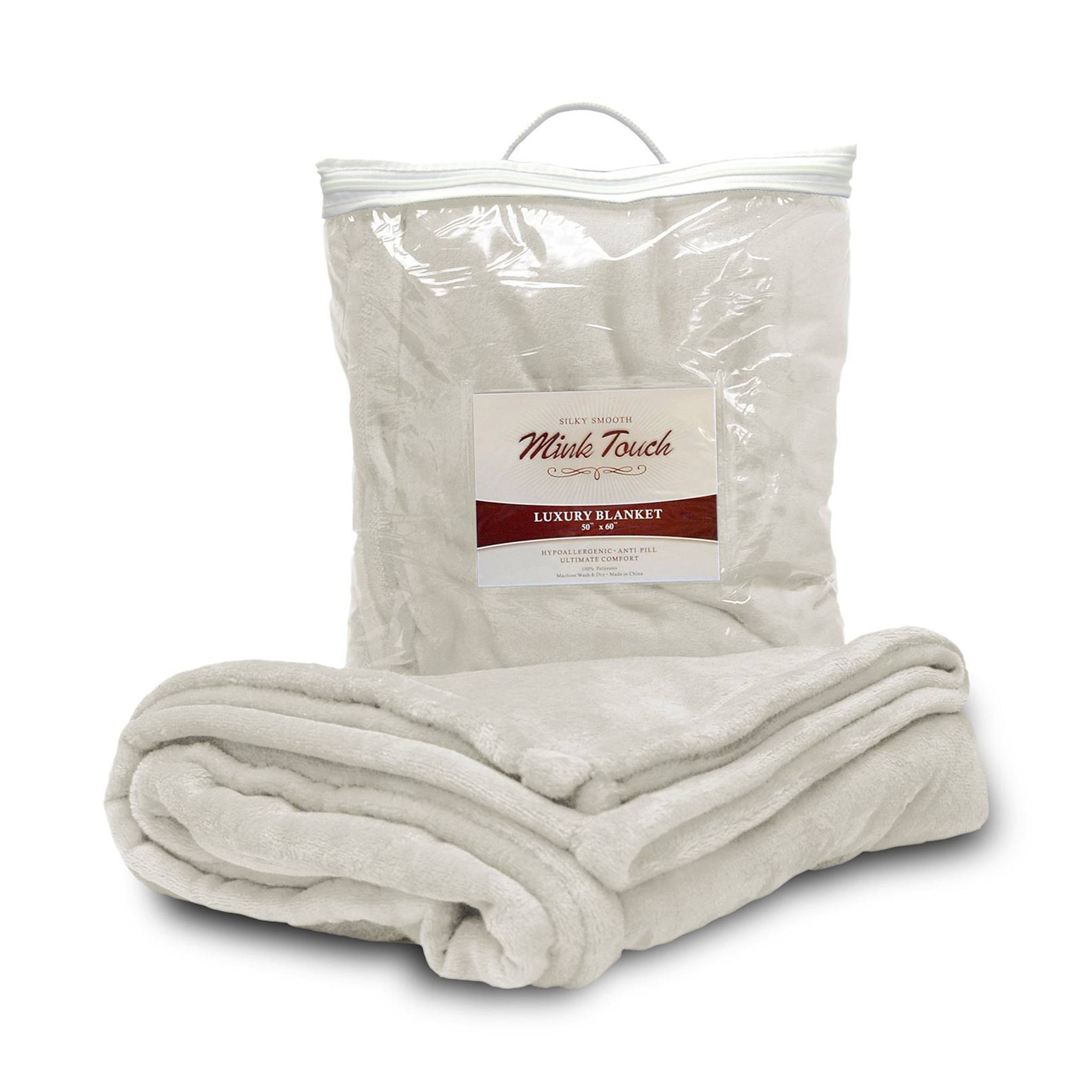 Oversize Mink Touch Luxury Blanket  Imprinted with Logo (Q899432)