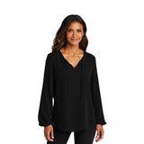 Port Authority® Ladies Textured Crepe Blouse (Q899922)