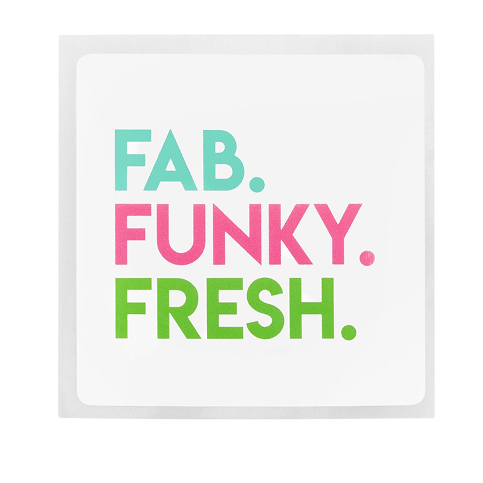 3 x 3 Inch Rounded Corner Sticker  Imprinted with Logo (Q900022)