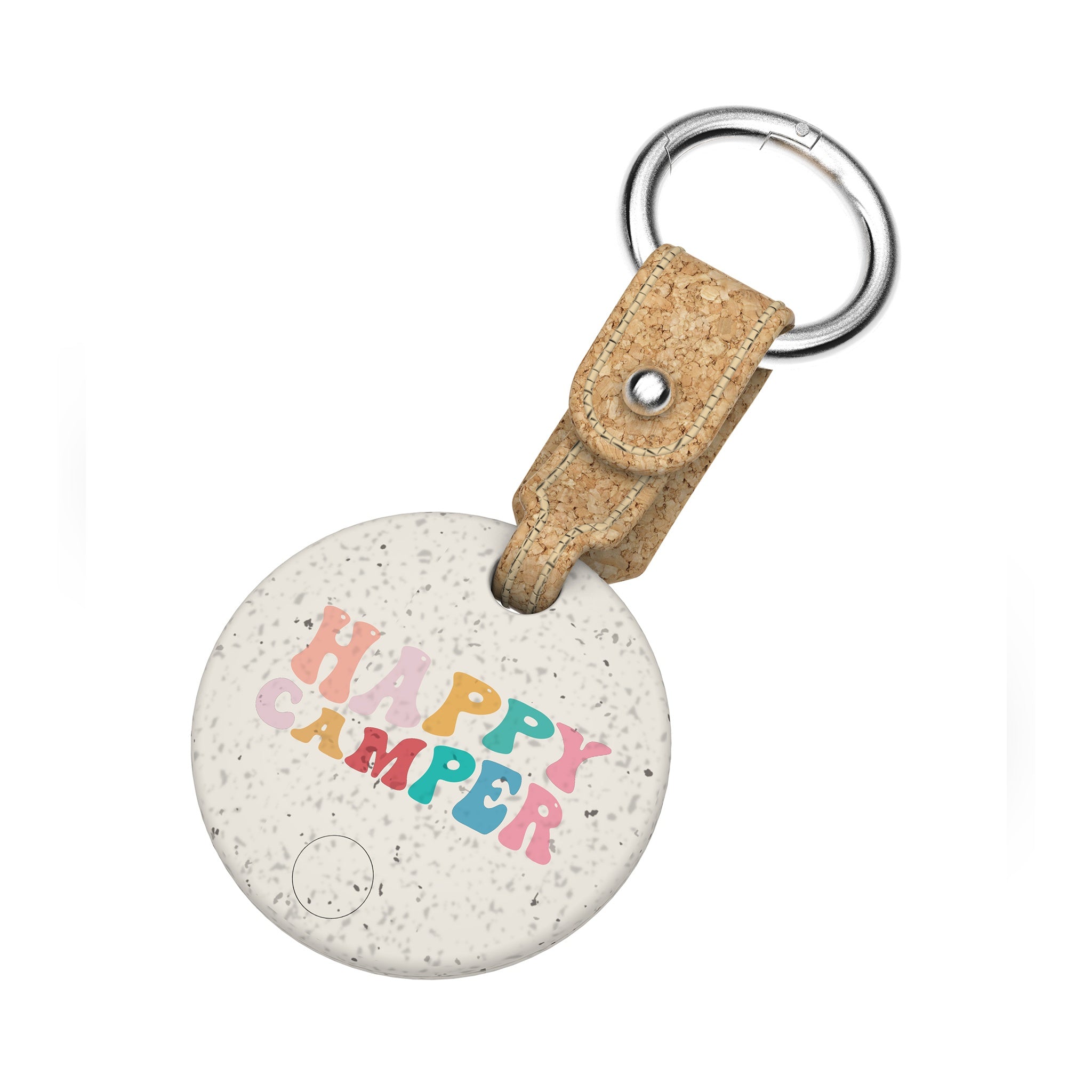 EcoSpot Pro Eco-Friendly Bluetooth Tracker with Cork Keychain  Imprinted with Logo (Q901432)