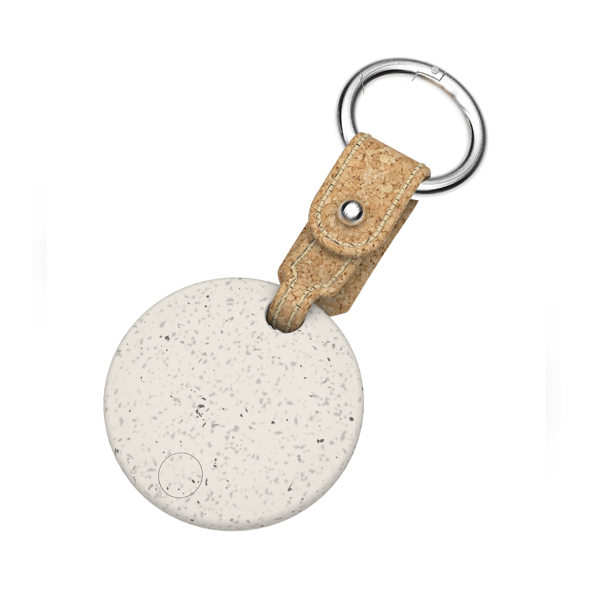 EcoSpot Pro Eco-Friendly Bluetooth Tracker with Cork Keychain (Q901432)