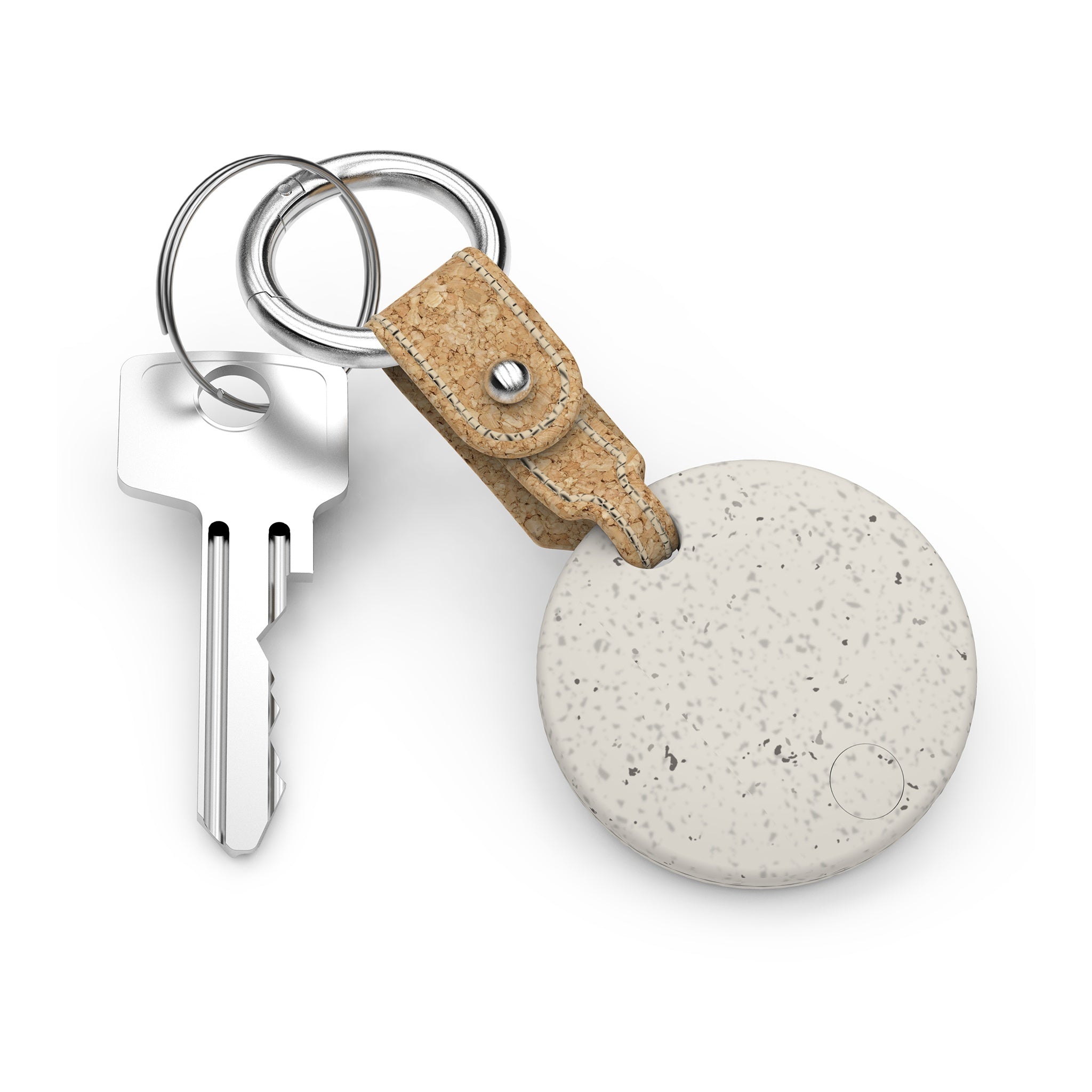 EcoSpot Pro Eco-Friendly Bluetooth Tracker with Cork Keychain (Q901432)