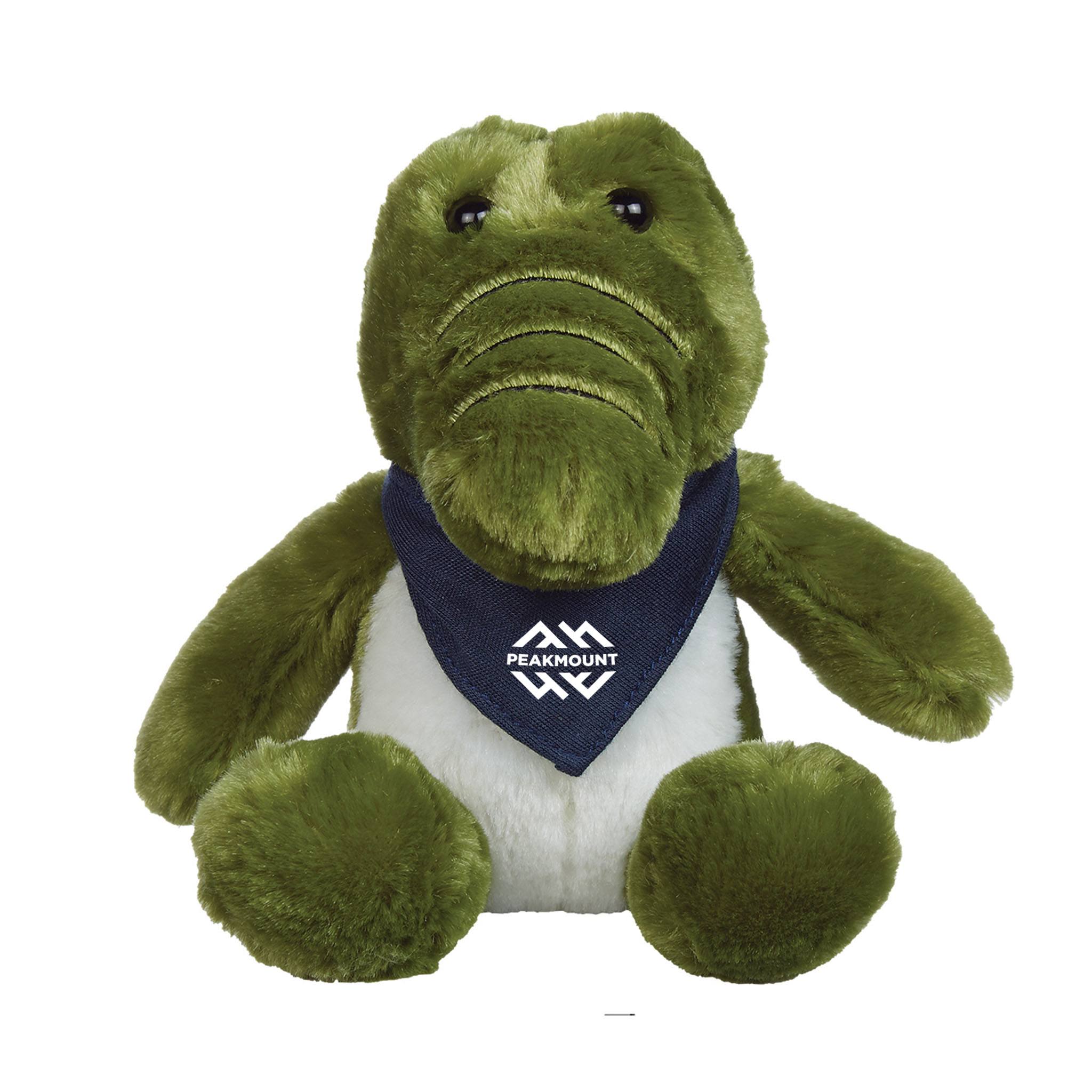 6 Inch Allie Gator - Bandana  Imprinted with Logo (Q901922)
