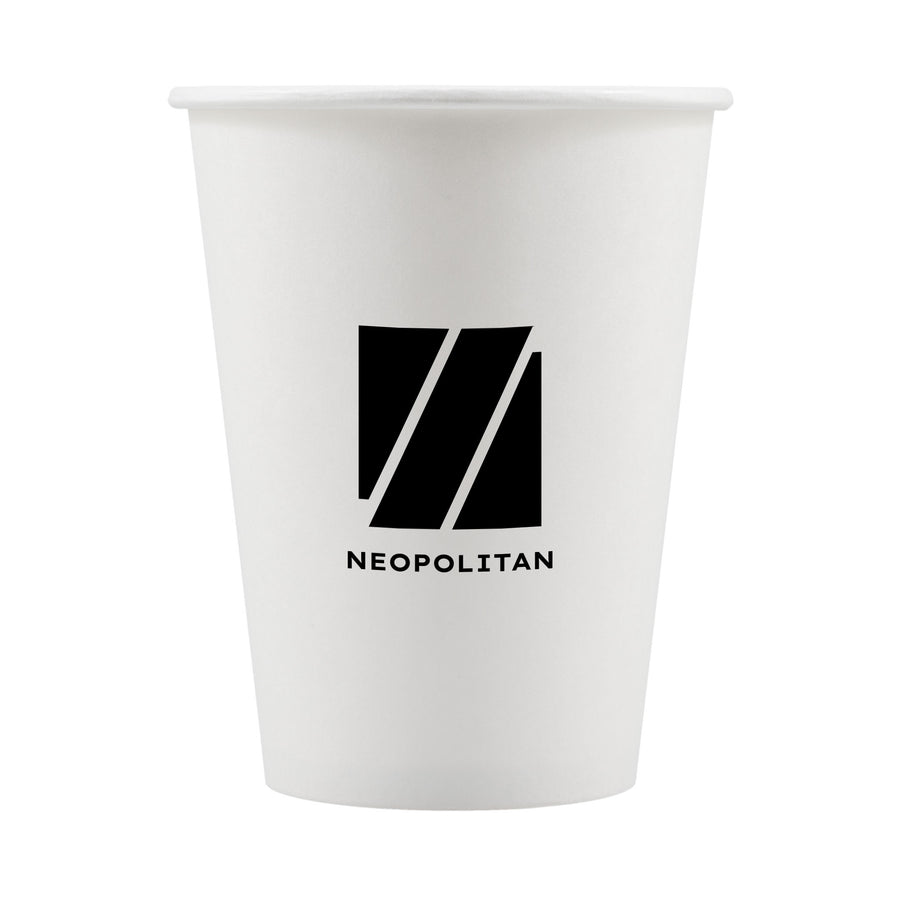 12 Oz. White Digital Paper Cups (Q902211)