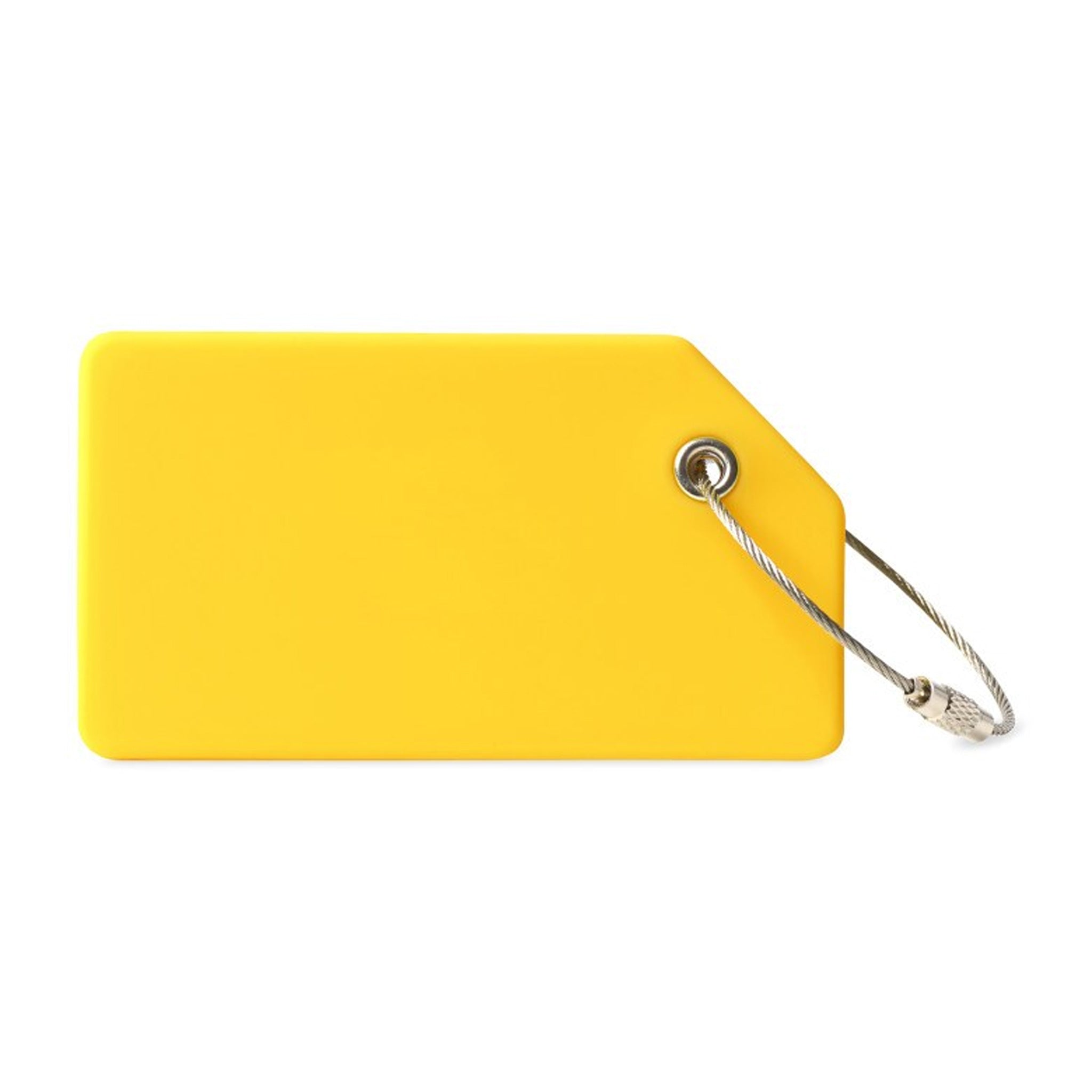 Silicone Luggage Tag - Vibrant Yellow (Q903022)