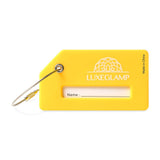 Silicone Luggage Tag - Vibrant Yellow  Imprinted with Logo (Q903022)
