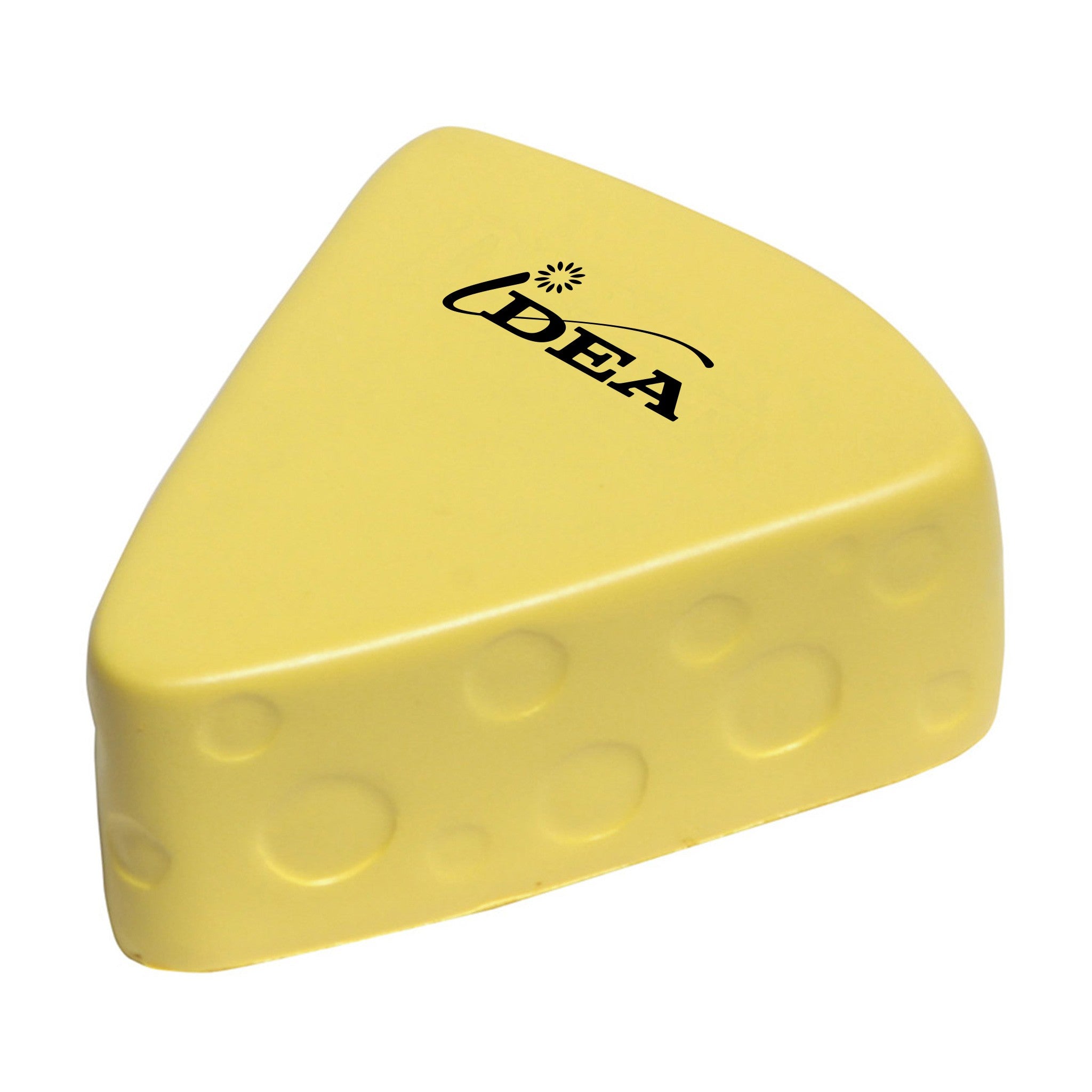 Cheese Stress Reliever  Imprinted with Logo (Q903111)