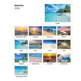 Beaches Spiral Wall Calendar (Q903222)