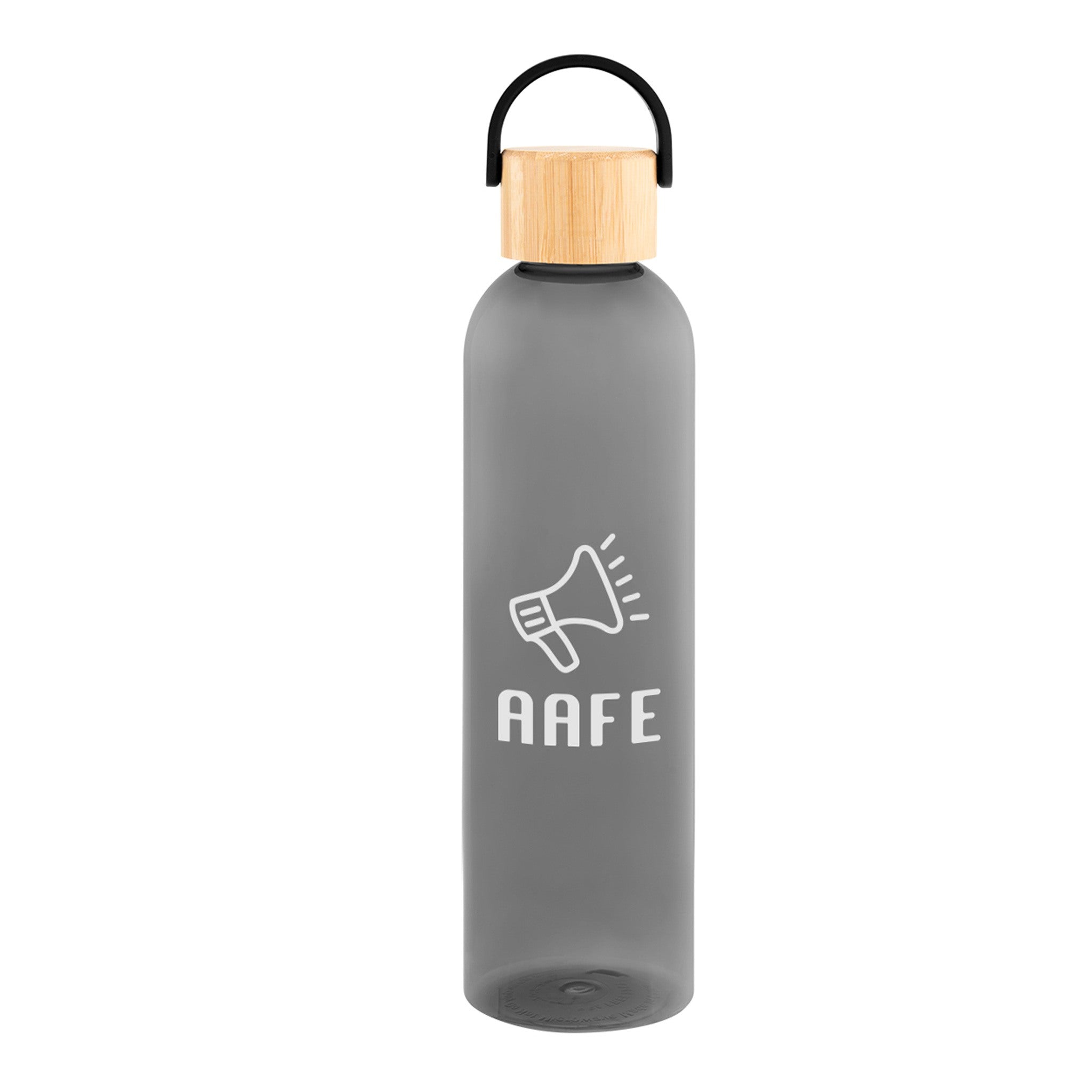 32 Oz. Jeffrey rPET Bottle With Bamboo Lid  Imprinted with Logo (Q905122)