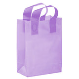 Color Frosted Soft Loop Shopper Bag 8 x 4 x 11 (Q905532)