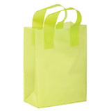 Color Frosted Soft Loop Shopper Bag 8 x 4 x 11 (Q905532)