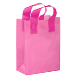 Color Frosted Soft Loop Shopper Bag 8 x 4 x 11 (Q905532)