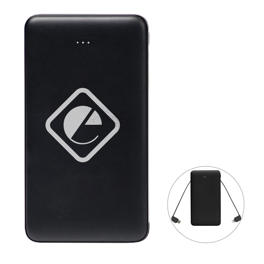 10 000 mAh Power Bank With Integrated Cables (Q908122)