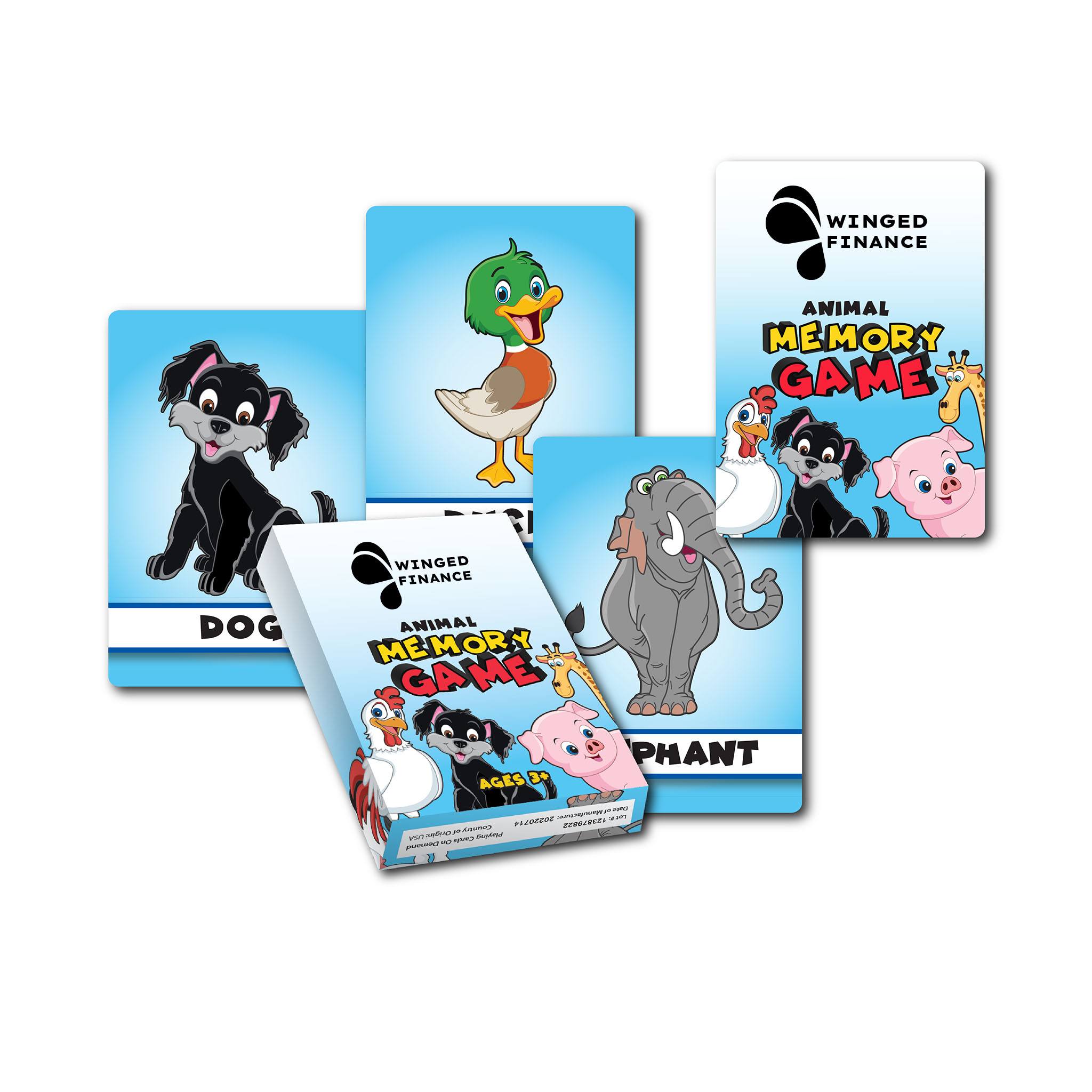 Kids Animal Memory Game Cards (Q908922)