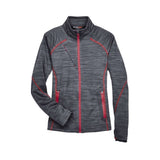 North End® Ladies' Flux Mélange Bonded Fleece Jacket (Q909622)