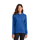 Nike Ladies Club Fleece Sleeve Swoosh Pullover Hoodie (Q909922)