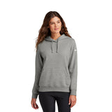 Nike Ladies Club Fleece Sleeve Swoosh Pullover Hoodie (Q909922)