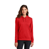 Nike Ladies Club Fleece Sleeve Swoosh Pullover Hoodie (Q909922)