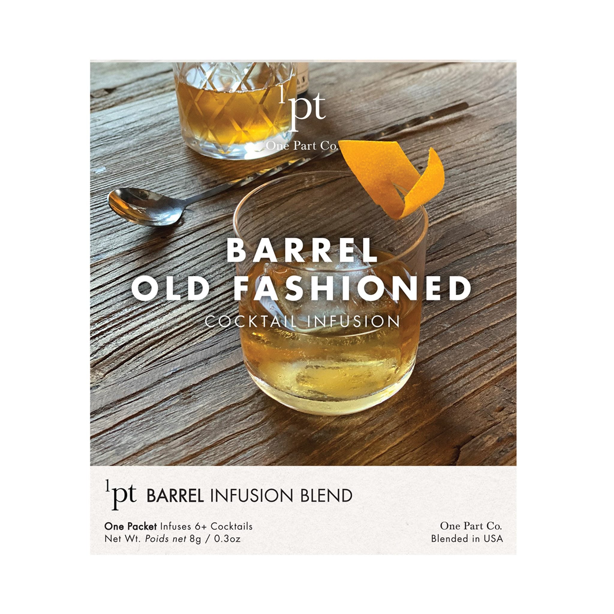 Barrel Old Fashioned Cocktail Infusion Drink Packet  Imprinted with Logo (Q911922)
