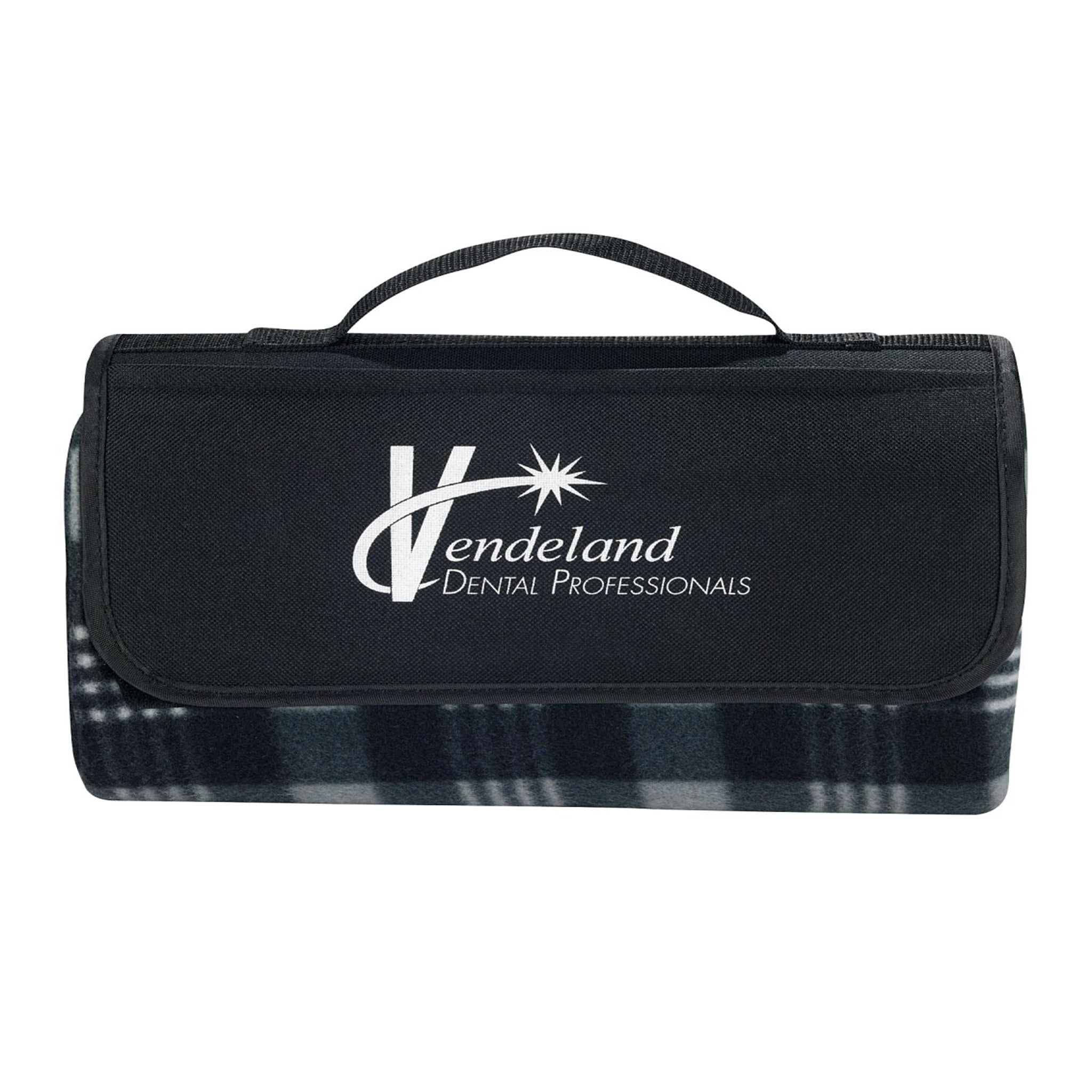 Polyester Fleece Picnic Blanket  Imprinted with Logo (Q912422)