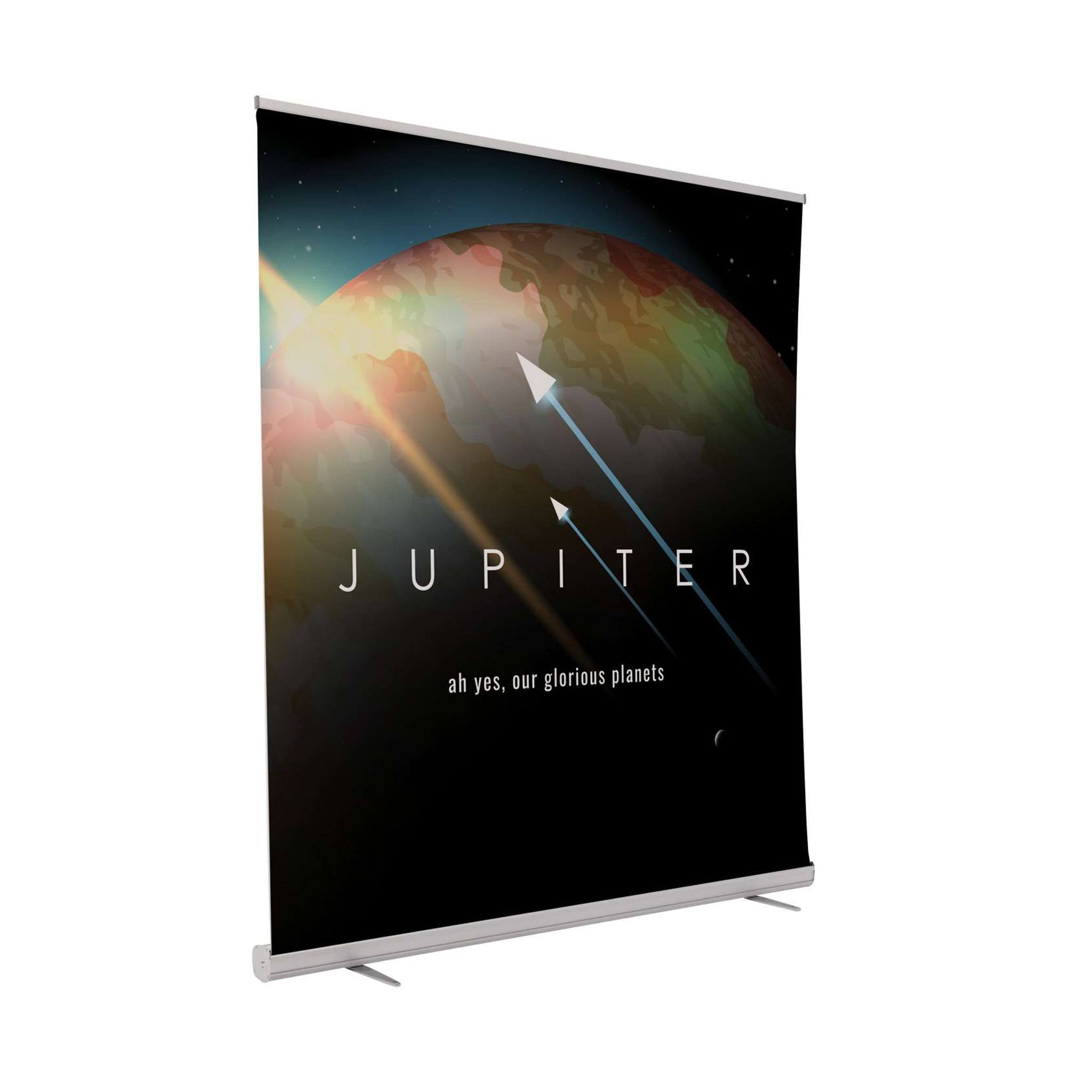 6 Ft. Jumbo Wide Retractor 13 Oz. Smooth Scrim Vinyl Kit  Imprinted with Logo (Q912432)