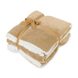 Mink Sherpa Blanket - Iced Coffee (Q912922)