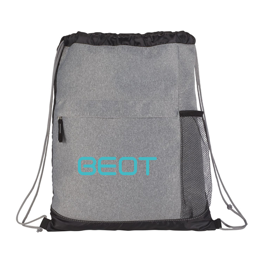 Heather Melange Drawstring Bag (Q913322)