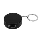 Hockey Puck Stress Reliever Keychain (Q913432)