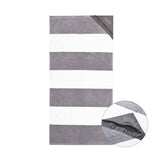 Slowtide® Pocket Beach Towel - Porto Grey  Imprinted with Logo (Q913622)