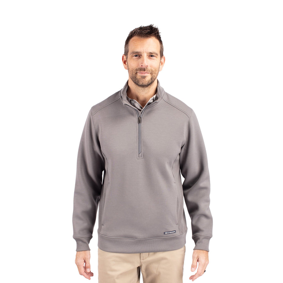 Cutter & Buck Roam Eco Quarter Zip Mens Pullover (Q914332)