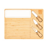 Solara Bamboo Cheese Board & Tray Knife Set  Imprinted with Logo (Q914432)