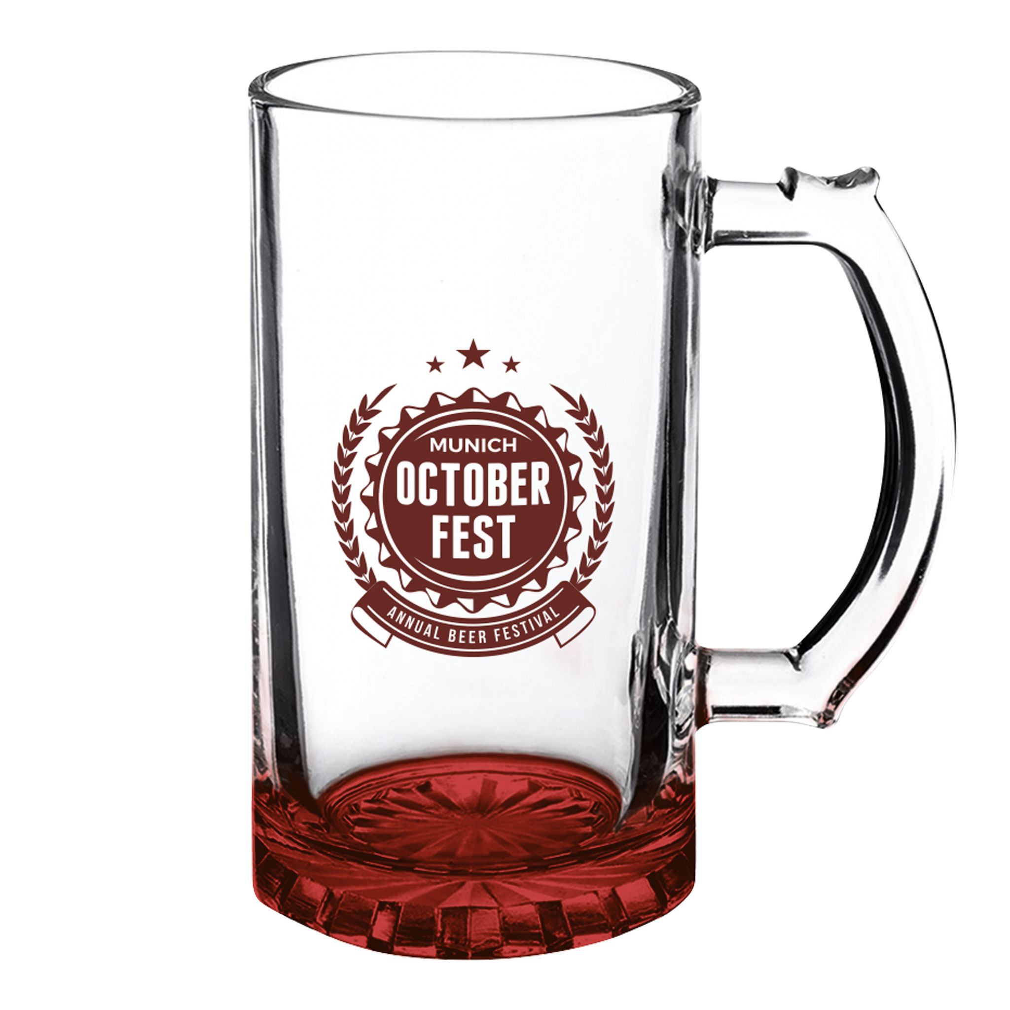 16 Oz. Stout Glass Pint Beer Steins  Imprinted with Logo (Q916532)